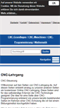 Mobile Screenshot of cnc-lehrgang.de